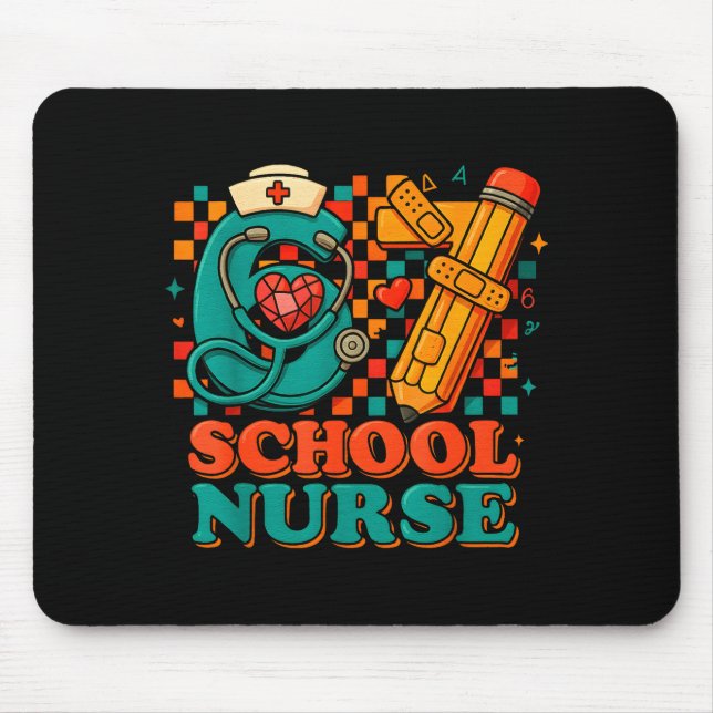 67 School Nurse Days Pencil Heart Funny Medical  Musmatta (Framsidan)
