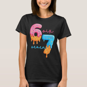 67 Sex Sju 6 7-minnesdesign, praktisk alfom T Shirt