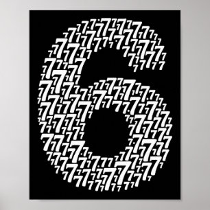 67 Sextio sju Halloween kostymdesign Rolig 6 7 Poster