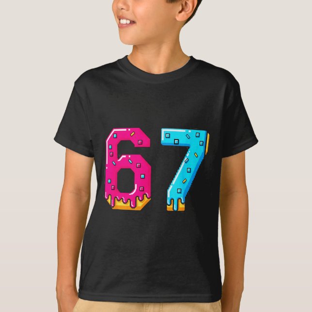 67 Shirt Baseball Life Style 101 Apparel Youth Dri T (Framsida)