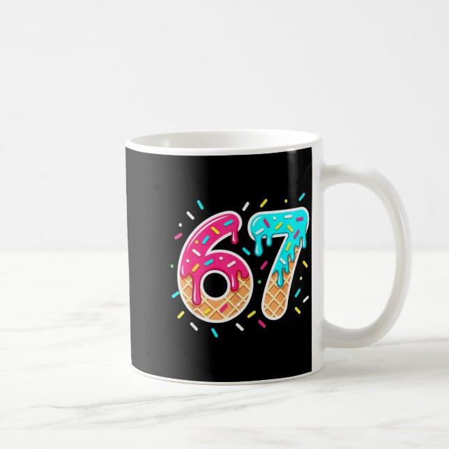 67 Shirt Baseball Lifestyle 101 Apparel Youth Drip Kaffemugg (Höger)