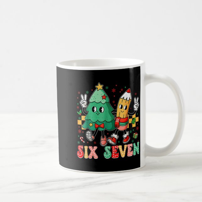 67 Shirt For Teachers 67 Meme Six Seven Christmas  Kaffemugg (Höger)