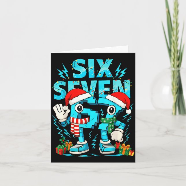 67 Six Seven 6-7 - Funny Italian Brainrot Kids Gam Kort (Framsida)