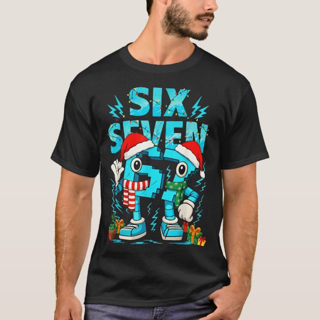 67 Six Seven 6-7 - Funny Italian Brainrot Kids Gam T Shirt (Framsida)