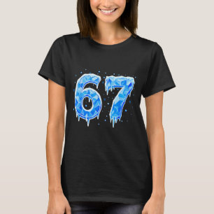 67 Six Seven 6-7 Is - Hjärnrot Meme Rollig Tonårin T Shirt