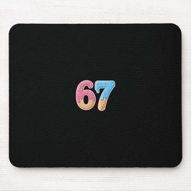 67 Six Seven 6 7 Meme Glass Is Dricka Front Och By Musmatta (Framsidan)