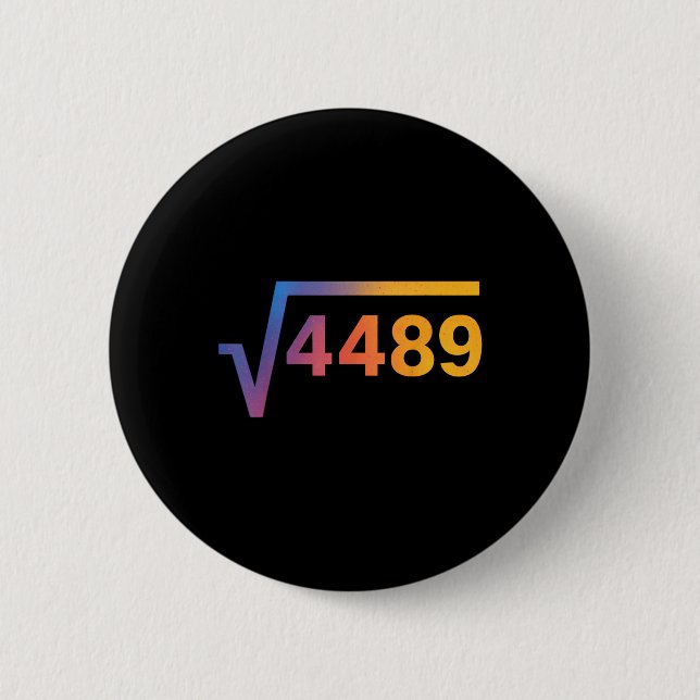 67 Six Seven 6-7 Meme  Knapp (Framsida)