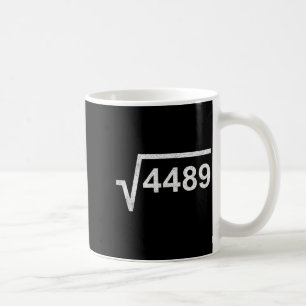67 Six Seven 6-7 Meme Kvadratrot 4489 Slang Matema Kaffemugg