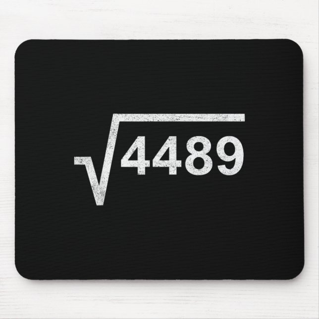 67 Six Seven 6-7 Meme Kvadratrot 4489 Slang Matema Musmatta (Framsidan)