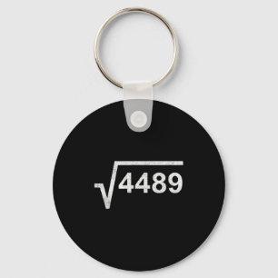 67 Six Seven 6-7 Meme Kvadratrot 4489 Slang Matema Nyckelring