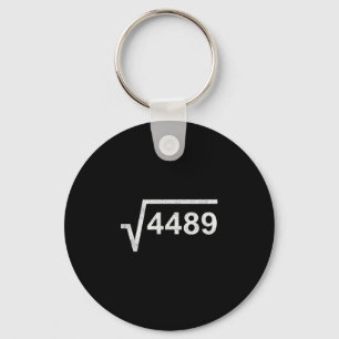 67 Six Seven 6-7 Meme Kvadratrot 4489 Slang Matema Nyckelring