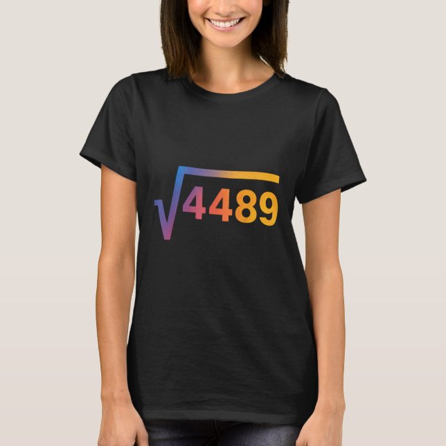 67 Six Seven 6-7 Meme  T Shirt (Framsida)