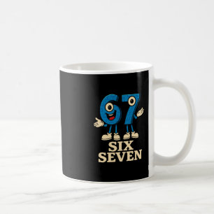 67 Six Seven 6-7 - Rolig Italiensk Brainrot Barn S Kaffemugg