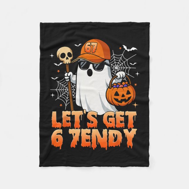67 Six Seven 6 7endy Låt Oss Bli Sendy Meme Hallow Fleecefilt (Framsidan)