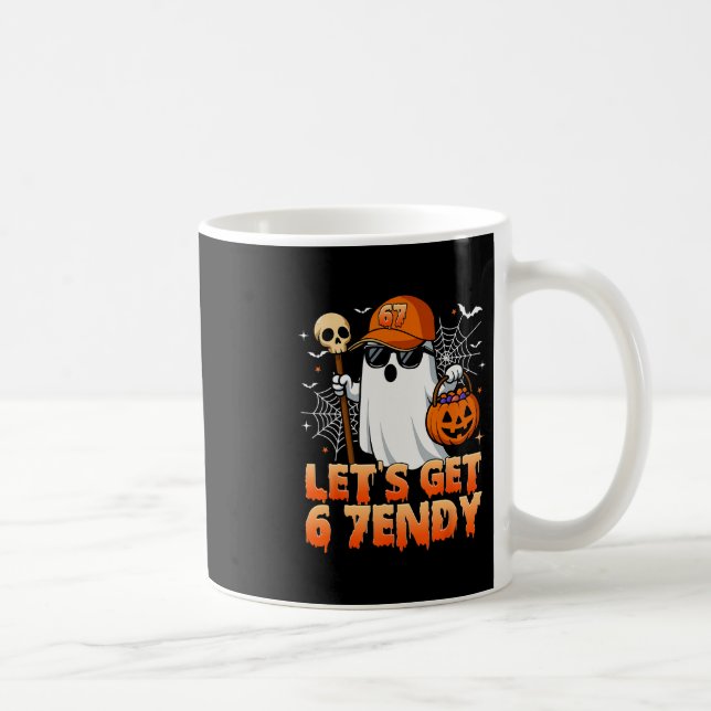 67 Six Seven 6 7endy Låt Oss Bli Sendy Meme Hallow Kaffemugg (Höger)