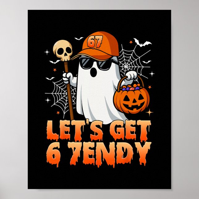 67 Six Seven 6 7endy Låt Oss Bli Sendy Meme Hallow Poster (Framsidan)