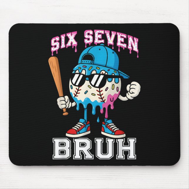 67 Six Seven Baseball Glassis Dropp Nummer 67 Pla Musmatta (Framsidan)