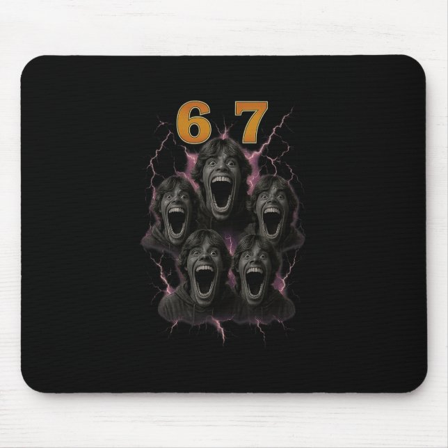 67 Six Seven Bootleg 6 7 Meme Design Rolig 6 7 1  Musmatta (Framsidan)