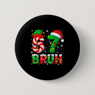 67 Six Seven Bruh 6 7 Meme Rolig Jul Tomte E Knapp