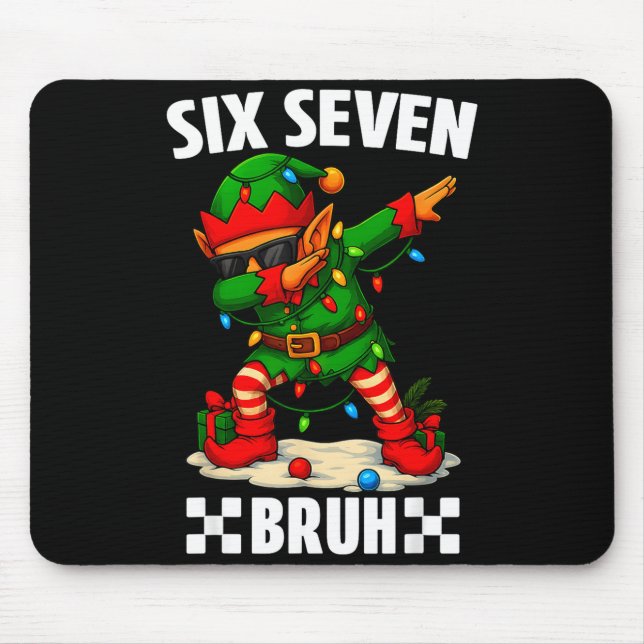 67 Six Seven Bruh Funny Christmas Dabbing Elf 6 7  Musmatta (Framsidan)