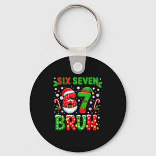 67 Six Seven Burh Jul 6 7 Meme Nyckelring