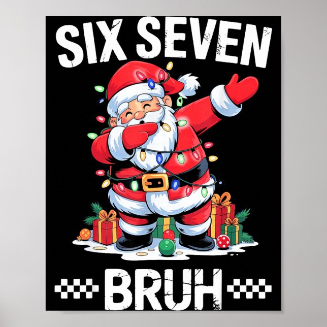 67 Six Seven Burh jul 6 7 Meme  Poster (Framsidan)