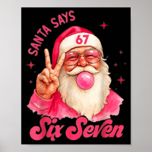 67 Six Seven Burh Rolig Jul 6 7 Meme Män Kvinna Poster