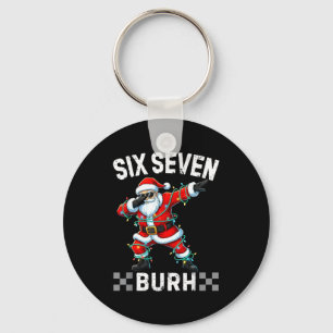 67 Six Seven Burh Rolig Jul 6 7 Meme Män Kvinnor Nyckelring