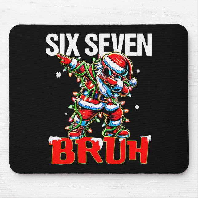 67 Six Seven Burh Tomte Jul 6 7 Meme Män Kvinna Musmatta (Framsidan)