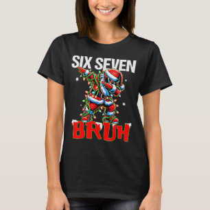 67 Six Seven Burh Tomte Jul 6 7 Meme Män Kvinnor T Shirt