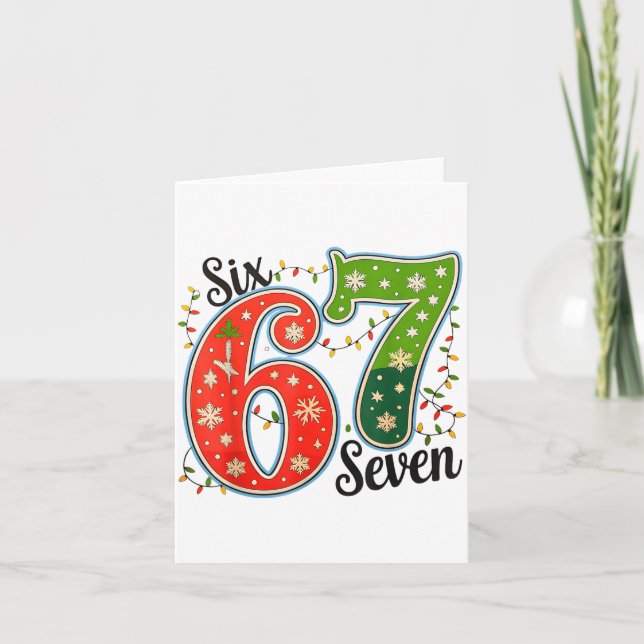 67 Six Seven Christmas Funny Meme 67 Couples Chris Kort (Framsida)