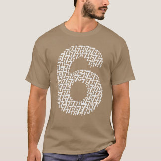 67 Six Seven Cool Matchande 6 och 7 Design Rolig 6 T Shirt
