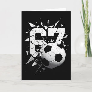 67 Six Seven Fotboll Gen Alpha Brainrot Meme Kort