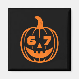 67 Six Seven Halloween-kostym för studenter lärare Magnet
