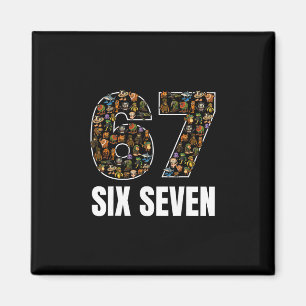67 Six Seven Italienska Hjärnrot Gen Alpha Slang M Magnet