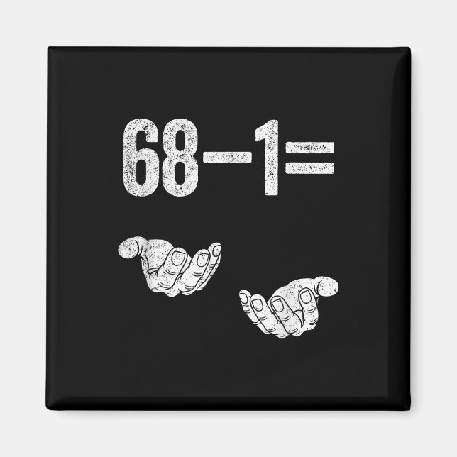 67 Six Seven Math Mathematics Brainrot Equation Bi Magnet (Framsidan)