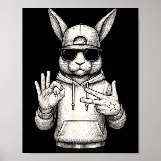 67 Six Seven Meme 6 7 Rolig Påskdag För Pojkar Mig Poster (Framsidan)