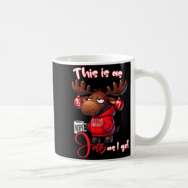 67 Six Seven Meme Älg Det är så glatt jag blir  Kaffemugg (Höger)