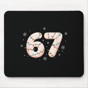 67 Six Seven Meme Gen Alpha Slang Julbelysning Musmatta