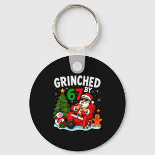 67 Six Seven Meme jul Grinched av 6-7 Gen Al Nyckelring