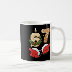 67 Six Seven Meme Jul Ljus Gingerbread Gen Kaffemugg