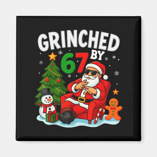 67 Six Seven Meme julgrinched av 6-7 Gen Al Magnet (Framsidan)