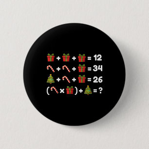 67 Six Seven Meme Math Jul Ekvation Logik Pussel Knapp