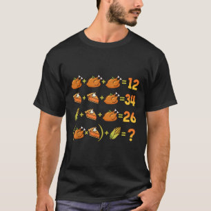 67 Six Seven Meme Math Thanksgiving Ekvation Logik T Shirt
