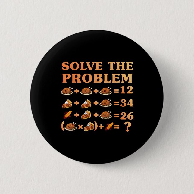 67 Six Seven Meme Math Thanksgiving Equation Logic Knapp (Framsida)