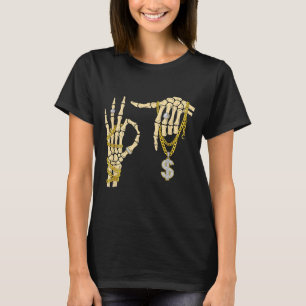 67 Six Seven Meme Nyhet Skelett Hand Bling Chaj T Shirt
