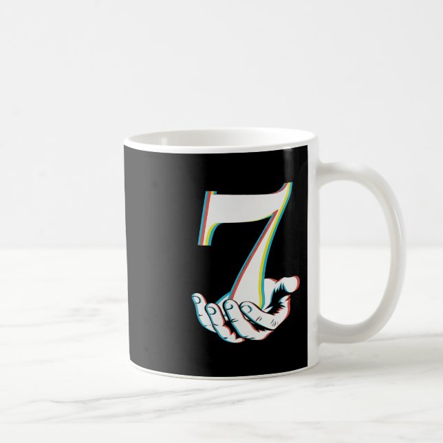 67 Six Seven Meme Par Halloween-kostym Kaffemugg (Höger)