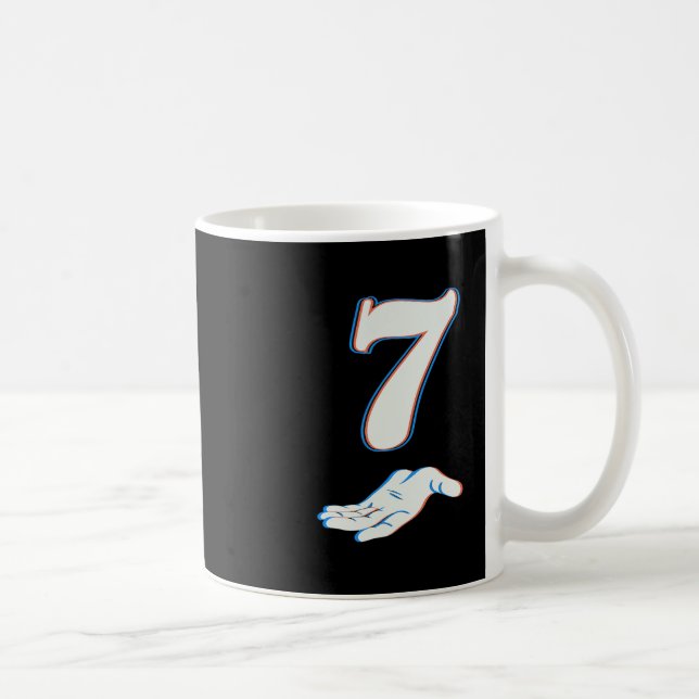 67 Six Seven Meme Par Halloween-kostym Kaffemugg (Höger)