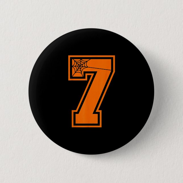 67 Six Seven Meme Par Halloween Kostym Knapp (Framsida)
