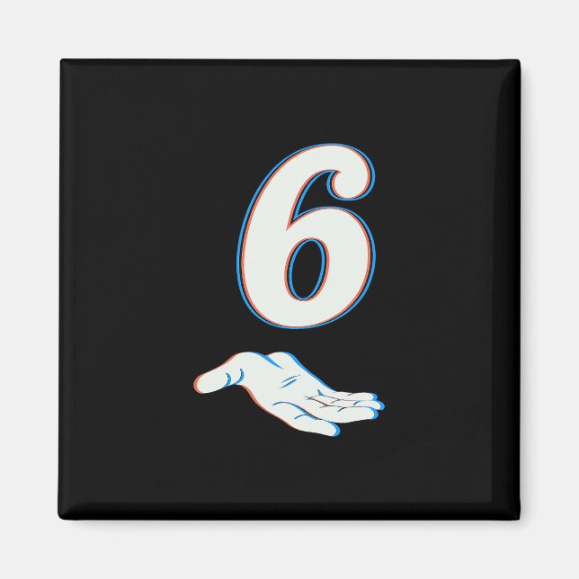 67 Six Seven Meme Par Halloween-kostym Magnet (Framsidan)